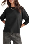 Splendid Winslow Raglan Sweatshirt In Black