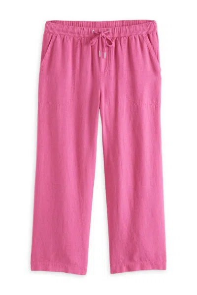 Splendid Women's Angie Eco Crop Wide Leg Pant In Lilac Rose In Pink