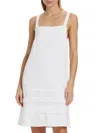 Splendid Celine Mini Dress In White In White