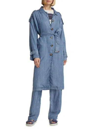 Splendid Women's Dane Denim Coat In Blue