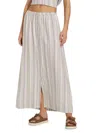 Splendid Demi Maxi Skirt Cypress Stripe In Cypress
