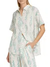 Splendid Women's Floral Short-sleeve Shirt In Multi