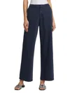 Splendid X Kate Young Wool-blend Straight-leg Pants In Navy