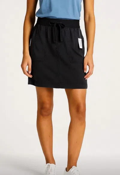Splendid Women's Linen Blend Sandwash Skirt In Black