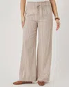 Splendid Meadow Embroidered Cotton Drawstring Pants In Red