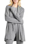 Splendid Women's Ophelia Sweater Cardigan In Mid Heather Grey In Gray
