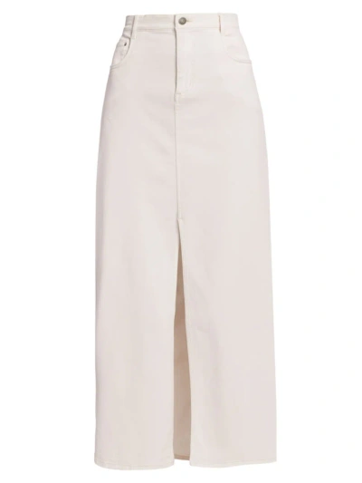 Splendid Women's Rhiannon Denim Maxi Skirt In Moonstone