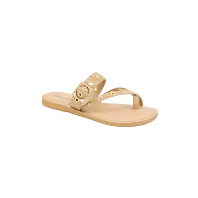 SPLENDID WOMEN'S SPLENDID SILAS FLAT SANDAL HONEY BEIGE SD5SLS11