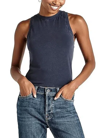 Splendid Womens Crewneck Pull On Tank Top In Blue