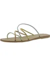 Splendid Womens Faux Leather Open Toe Slide Sandals In Multi