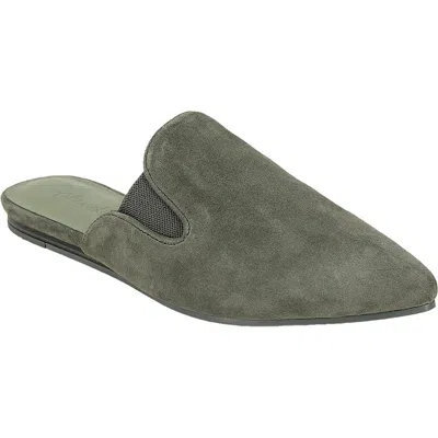 Splendid Womens Leather Slides Slide Sandals In Green