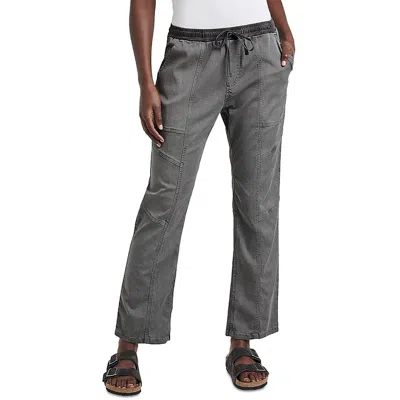 Splendid Womens Pocket Lyocell Straight Leg Pants In Stone