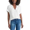 Splendid Wynne Crepe Blouse In White