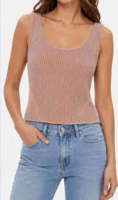 Splendid Wool Cashmere Lyr Tank In Rose Hip In Multi