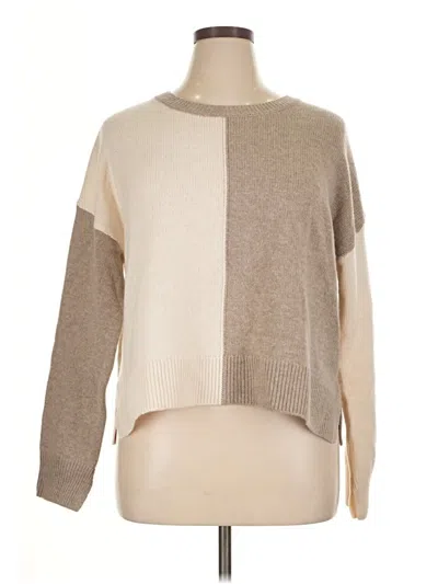 Pre-owned Splendid Wool Pullover Sweater In Brown