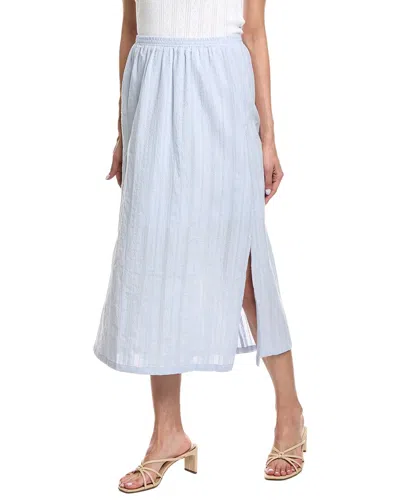 Splendid Woven Jacquard Midi Skirt In Blue