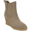 Splendid Wynn Womens Wedge Pointed Toe Wedge Boots In Multi