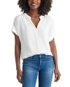 Splendid Wynne Crepe Blouse In White