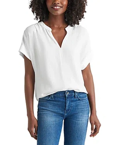 Splendid Wynne Crepe Blouse In White