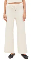 Splendid X Cella Jane Boucle Sweater Pants Snow In White