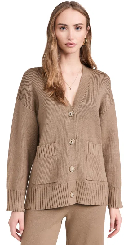 Splendid X Cella Jane Button Front Cardi Toast In Toast