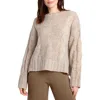 Splendid X Cella Jane Cable Sweater In Toast Marl