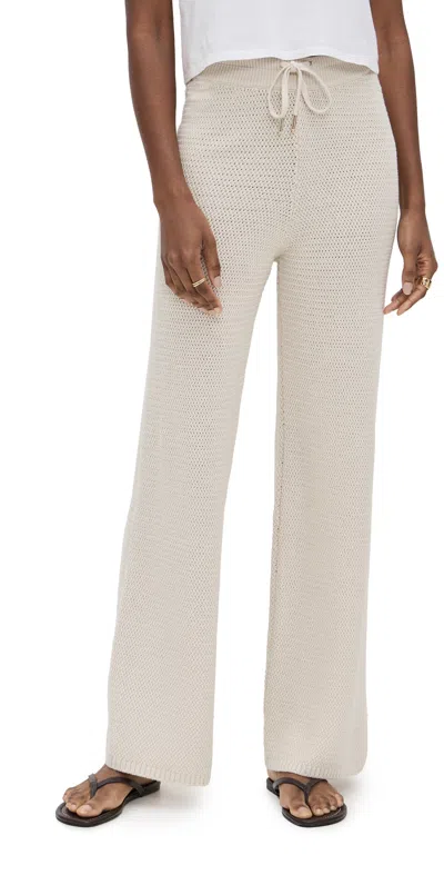 Splendid X Cella Jane Full Length Sweater Pants Pearl