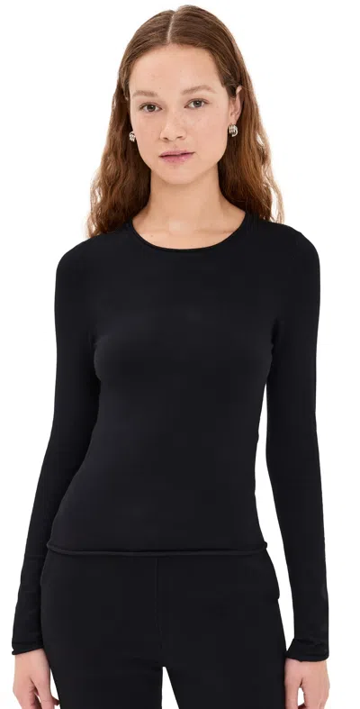 Splendid X Cella Jane Layering Sweater Black In Black