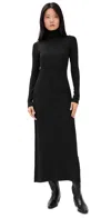 Splendid X Cella Jane Rib Turtleneck Dress Black In Black