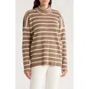 Splendid X Cella Jane Stripe Ribbed Turtleneck Sweater