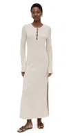 Splendid X Cella Jane Sweater Caftan Pearl In Pearl