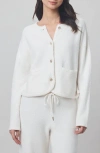 Splendid X Cella Jane Button Up Cardigan Snow In White
