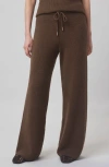 Splendid X @cellajaneblog Bouclé Sweat Pants In Brown