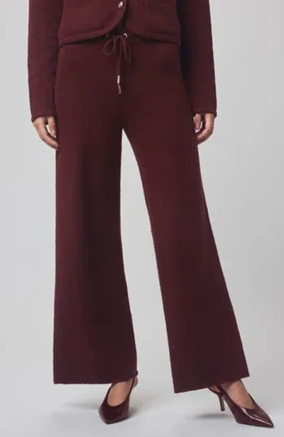 Splendid X @cellajaneblog Bouclé Sweat Pants In Brown