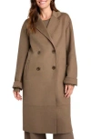 Splendid X Cella Jane Double Breasted Wool Blend Coat