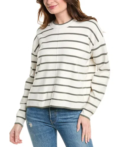 SPLENDID X @CELLAJANEBLOG FRONT SEAM STRIPE SWEATER