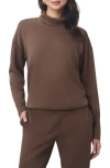 Splendid X @cellajaneblog Interlock Turtleneck Sweatshirt In Brown