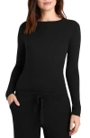 Splendid X Cella Jane Layering Sweater Black In Black