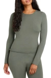 Splendid X Cellajaneblog Layering Sweater In Olive