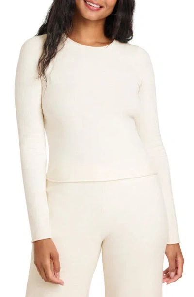 Splendid X Cellajaneblog Layering Sweater In Snow