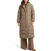 Splendid X @cellajaneblog Longline Puffer Coat In Toast