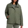 Splendid X Cella Jane Quilted Jacket In Olive