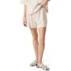 Splendid X Cellajaneblog Rib Scuba Shorts In Pearl