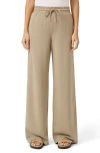 Splendid X Cellajaneblog Rib Scuba Wide Leg Pants In Wood
