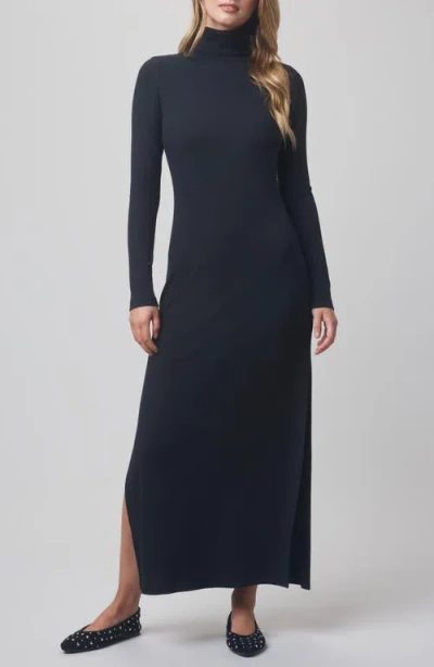 Splendid X @cellajaneblog Rib Turtleneck Dress In Black