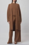 Splendid X @cellajaneblog Sleek Coatigan In Brown