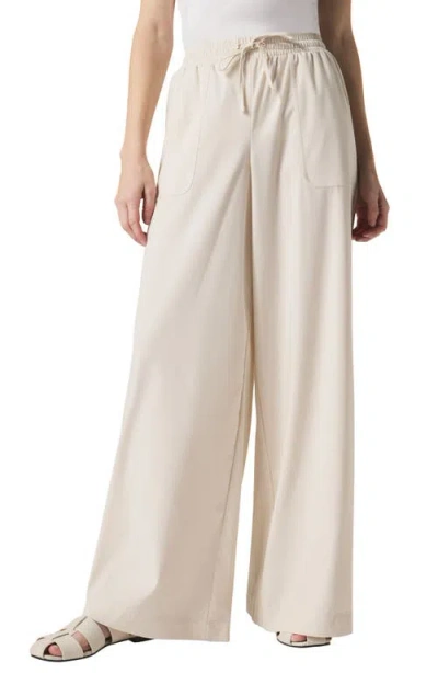 Splendid X @cellajaneblog Poplin Pants In Pearl/white