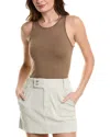 Splendid X Cellajaneblog Sweater Tank Top In Brown