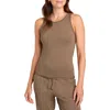 Splendid X Cellajaneblog Sweater Tank Top In Brown