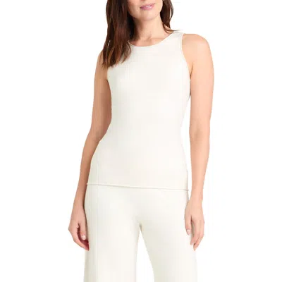 Splendid X Cellajaneblog Sweater Tank Top In Snow